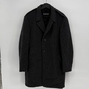 🚜 Stratojac Charcoal wool Military style Coat